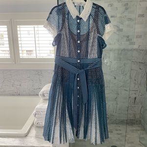 Adorable Byron Lars blue dress!